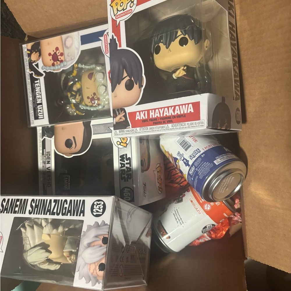 Funko Pop! Action Figures - Black, White, Red